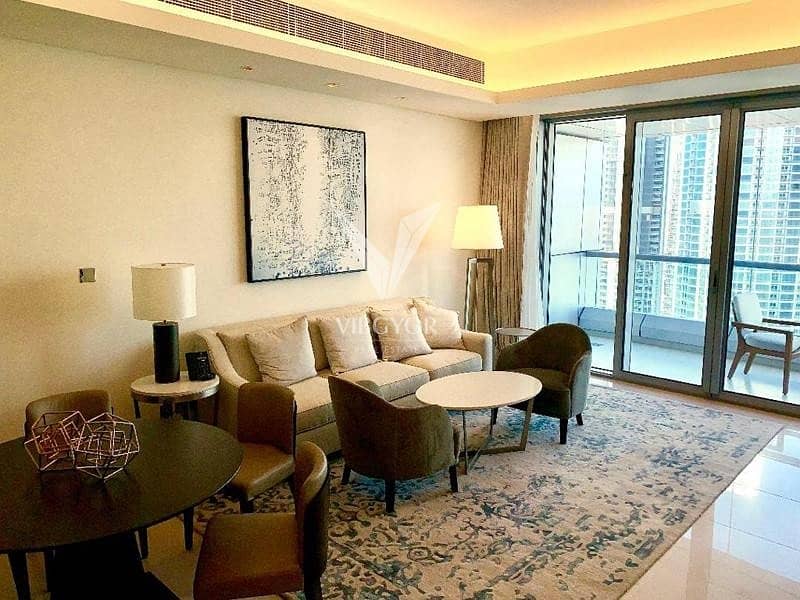 Luxury Furnished 1 Bed in Downtown | High Floor