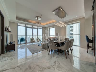 3 Bedroom Apartment for Rent in Downtown Dubai, Dubai - Furnished  |  Burj Khalifa View  |  Sky Collection