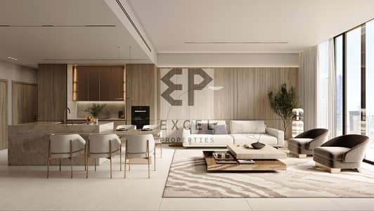 1 Bedroom Flat for Sale in Business Bay, Dubai - 2BR_Living_Area. png