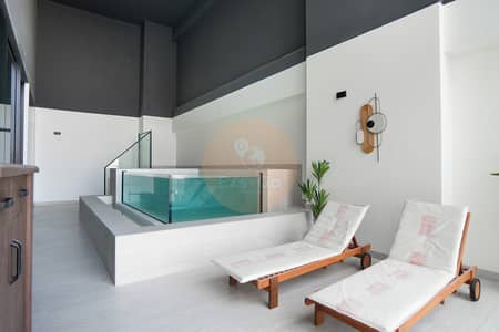 2 Bedroom Flat for Rent in Jumeirah Village Circle (JVC), Dubai - Summerpromo/Signature Property with private pool, big terrace