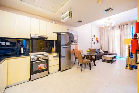 1 Bedroom Apartment for Rent in Jumeirah Village Circle (JVC), Dubai - Budget Friendly | Pool View | Fully Furnished