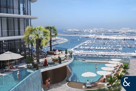 1 Bedroom Apartment for Sale in Dubai Harbour, Dubai - Marina Skyline | Luxury 1 Bed Plus Study