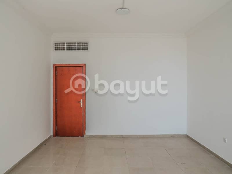 flat 1 bed room and living room for rent in Al rashidiya towers .