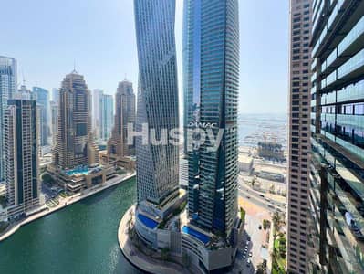 2 Bedroom Flat for Rent in Dubai Marina, Dubai - Furnished | High Floor | Vacant