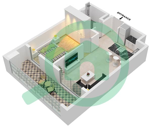 Type B Unit X21JB Floor Typical