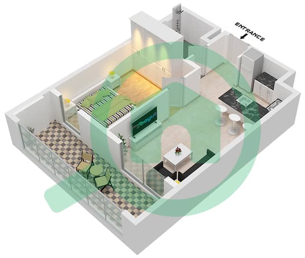 Type T Unit X21JB Floor Typical