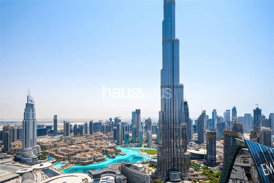 High Floor| Burj Khalifa View| Best Layout| Vacant