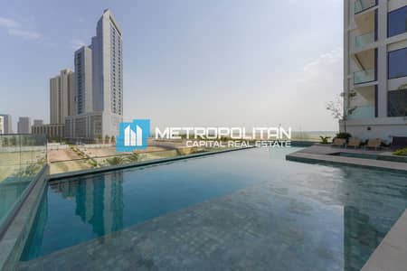 1 Bedroom Flat for Sale in Al Reem Island, Abu Dhabi - Canal and Pool View| 1BR w/ Balcony| Unique layout