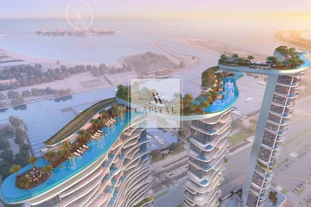 2 Bedroom Flat for Sale in Dubai Harbour, Dubai - Corner Unit |Sea Views |Cavalli-Inspired Interiors