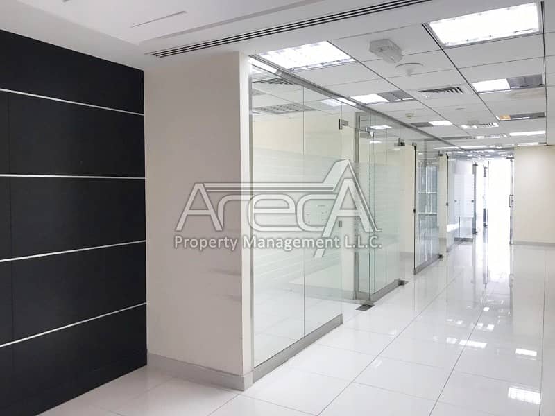 Superb fully fitted office space for Rent! Al Khalidiya Area