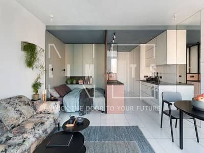 Студия Продажа в Джумейра Вилладж Серкл (ДЖВС), Дубай - pink-and-blue-accent-decor. jpg