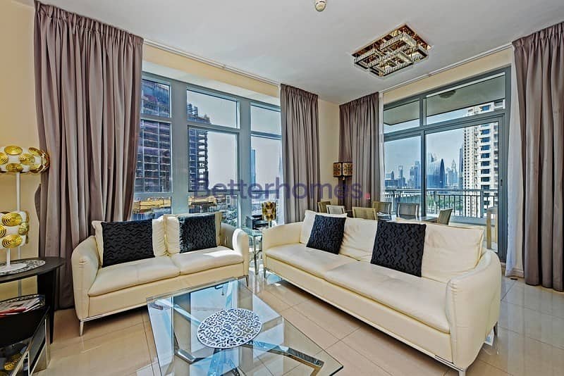 Furnished | High floor | Burj Khalifa view