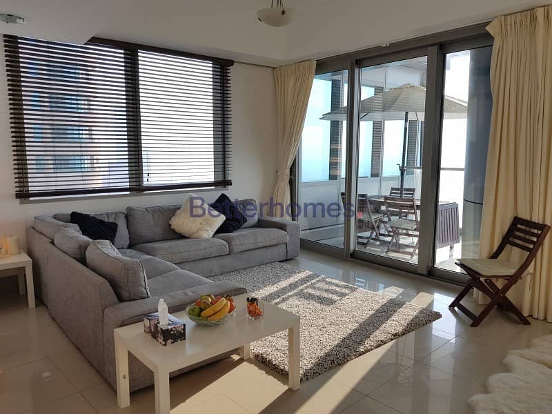 Sea View Furnished with Study in Ocean Heights