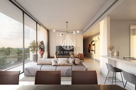 2 Cпальни Апартаменты Продажа в Альжада, Шарджа - 230508-Living room copy. jpg
