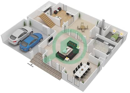 Zone 3 - 4 Bedroom Villa Type A1 Floor plan