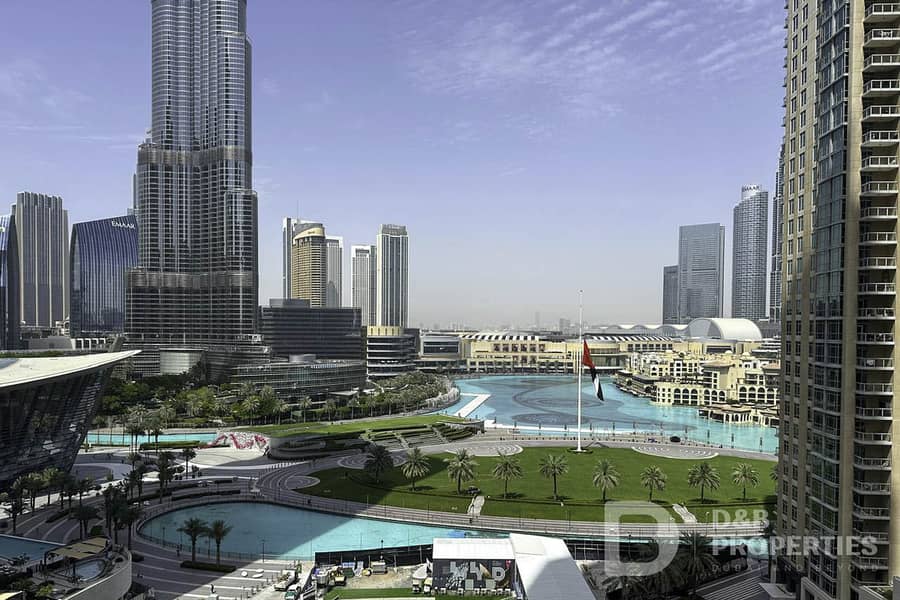 Full Burj Khalifa and Fountain | Upgraded | Vacant Full Burj Khalifa and Fountain | Upgraded | Vacant