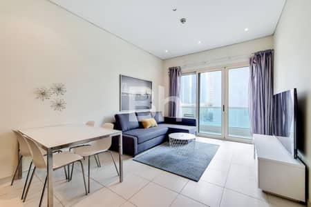 1 Bedroom Apartment for Rent in Dubai Marina, Dubai - Fully Furnished | Balcony | Low Floor| Vacant soon