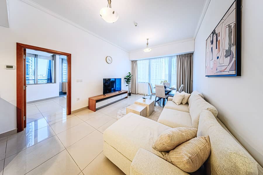 1BD in Ocean Heights, Dubai Marina for 4 Guests