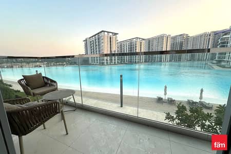 1 Bedroom Apartment for Rent in Mohammed Bin Rashid City, Dubai - Rare Corner Unit | Lagoon Views | Chiller Free