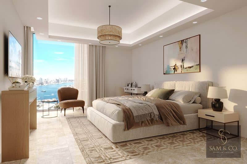 2 Standard Apt Bedroom Ajman Creek Towers. jpg