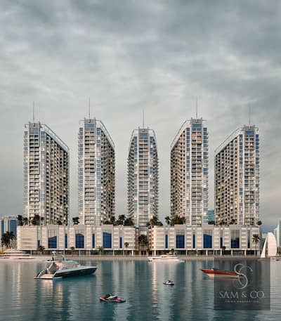 阿杰曼自由区， 阿治曼 2 卧室单位待售 - Ajman Creek Towers Creek View 2. jpg