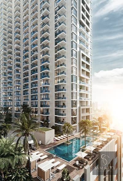 1 Bedroom Flat for Sale in Ajman Free Zone, Ajman - Ajman Creek Towers Pool View 1. jpg