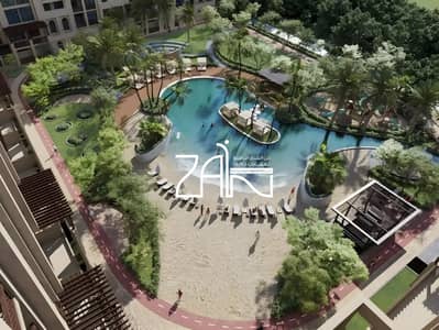 3 Bedroom Apartment for Sale in Masdar City, Abu Dhabi - Lagoon View 3BR with 7 Years Yas Beach Club Access