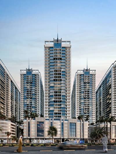 阿杰曼自由区， 阿治曼 2 卧室公寓待售 - Ajman Creek Towers Single Tower View. jpg