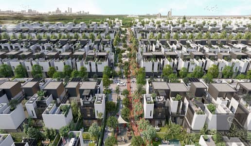 Участок Продажа в Аль Зора, Аджман - AlZorah_District 9_3D_03_Aerial View_Bilboard_[LANDSCAPE]LR (1). jpg