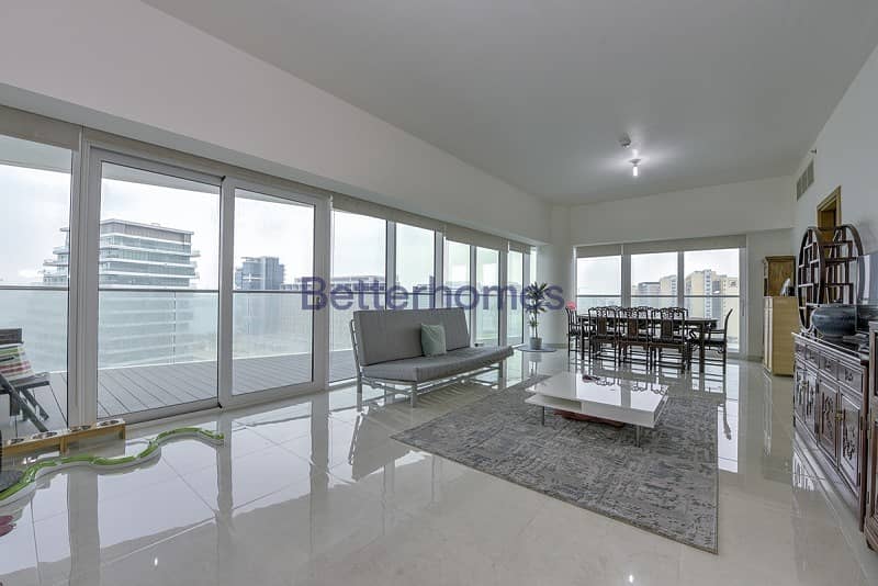 Rare Front Seaview Three BR in Al Hadeel