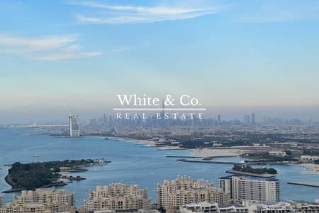 1 Bedroom Apartment for Rent in Dubai Harbour, Dubai - Exclusive | Atlantis And Burj Views | Top Floor