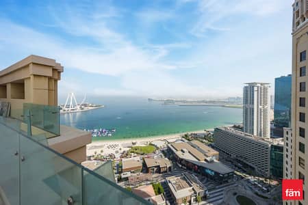 4 Bedroom Flat for Rent in Jumeirah Beach Residence (JBR), Dubai - Furnished | Sea View | Luxurious Penthouse