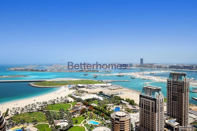 Sea and Palm Jumeirah View I High Floor