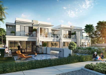 6 Bedroom Townhouse for Sale in DAMAC Hills, Dubai - Golf Course View | Huge Terrace | Corner Plot