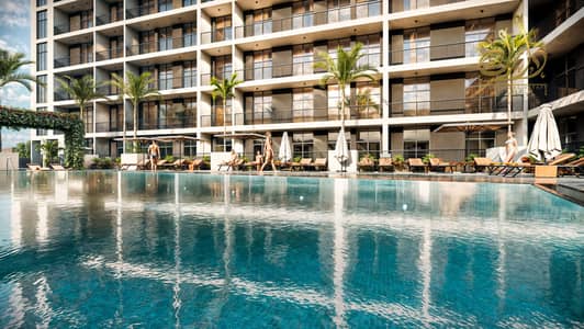 شقة 1 غرفة نوم للبيع في مدينة دبي للإنتاج، دبي - Pool-Perspective-2-scaled. jpg