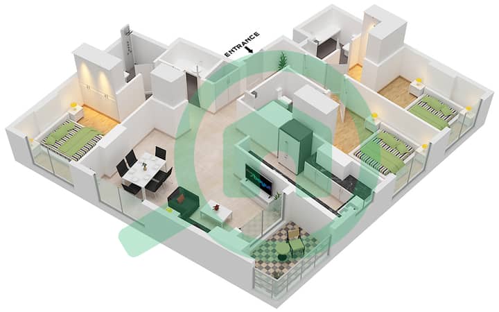 Type G Unit X01 Floor Typical