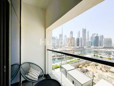 1 Bedroom Apartment for Sale in Business Bay, Dubai - Canal and Burj View | Low Floor | Canal Access
