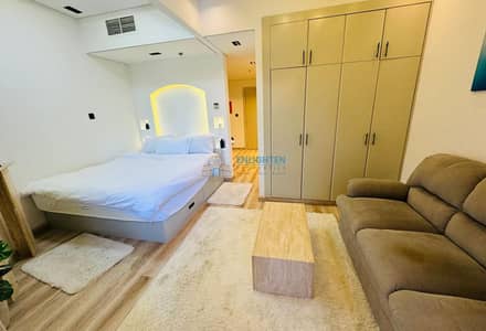 Studio for Rent in Jumeirah Village Circle (JVC), Dubai - 12 payments Fully furnished renovated pool veiw