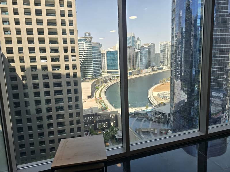 Burj khalifa and Canal view Furnished office Vacant Burj khalifa and Canal view Furnished office Vacant