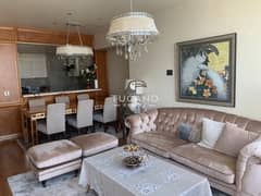 Luxury 1-Bedroom with Sea & DIFC Views-BurJ Khalif