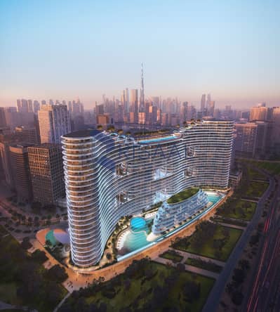 1 Спальня Апартаменты Продажа в Бизнес Бей, Дубай - Aquarise Exterior-1. jpg