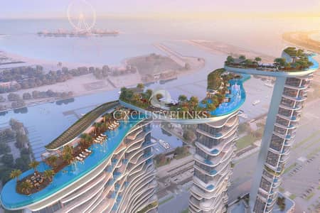 فلیٹ 1 غرفة نوم للبيع في دبي هاربور‬، دبي - شقة في داماك باي برج C،داماك باي بتوقيع كافالي،دبي هاربور‬ 1 غرفة 3200000 درهم - 11964193