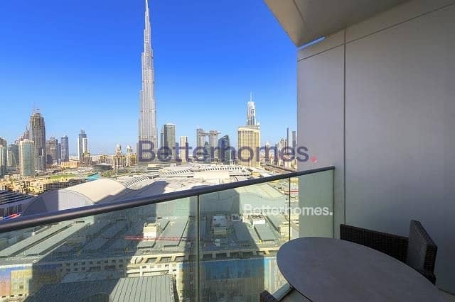 Serviced & Brand new | 1 bed | Burj view