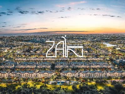 2 Bedroom Townhouse for Sale in Zayed City, Abu Dhabi - Mid Single Row 2BR with Maids Room and Street View