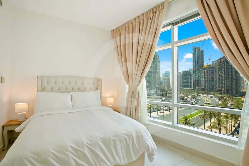 شقة في وسط مدينة دبي 2 غرف 110000 درهم - 4202443