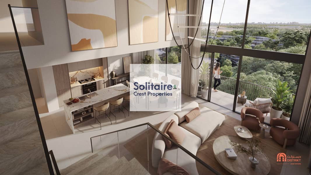 21 DISTRIKT Ghaf Woods_3BD Penthouse Living Room Top View. jpg
