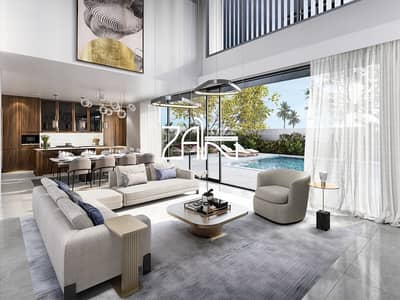 5 Bedroom Villa for Sale in Saadiyat Island, Abu Dhabi - Single Row End 5BR+Maid with Pool Prime Location