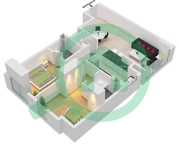 Type B Unit W26 Floor Typical