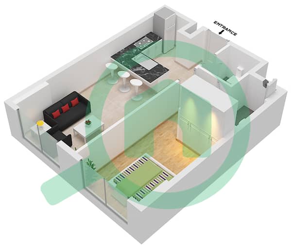 Type F Unit MA5 Floor Typical