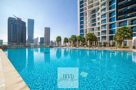 Studio for Rent in Business Bay, Dubai - Pool (2). jpg